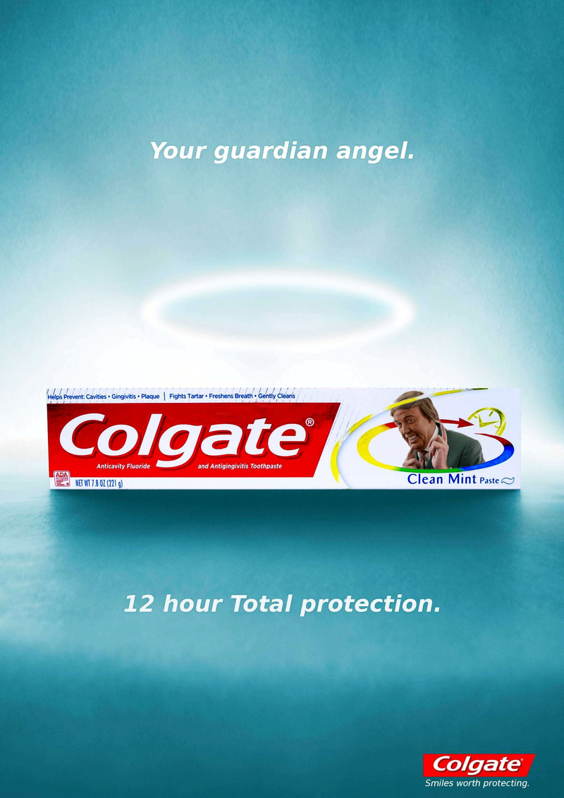 Get shiny, totally real American teeth!